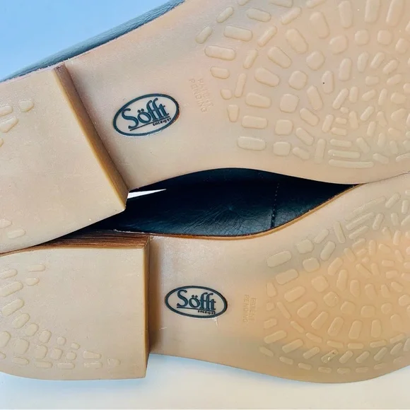 Sofft Mules Naoko Black Leather New in Box Size 10 - Picture 11 of 14